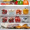 Kurtzy-Kitchen-Fridge-Cupboard-Storage-Trays-8-Pack-20cm787-Inches-Overall-Length-Clear-Plastic-Refrigerator-Bins-Bathroom-Pantry-Drawer-Freezer-and-Home-Storage-Organiser-Containers Kurtzy Kitchen Fridge & Cupboard Storage Trays (8 Pack) - 20cm/7.87 Inches Overall Length - Clear Plastic Refrigerator…