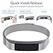 Henoda for Fitbit Alta HR Bands Metal Small Large, Replacement Milanese Strap with Magnet Lock for Fitbit Alta HR / Fitbit Alta Silver
