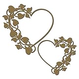 Heart Flourish Frame Set 2 - Laser Cut Chipboard - 2 Piece Set
