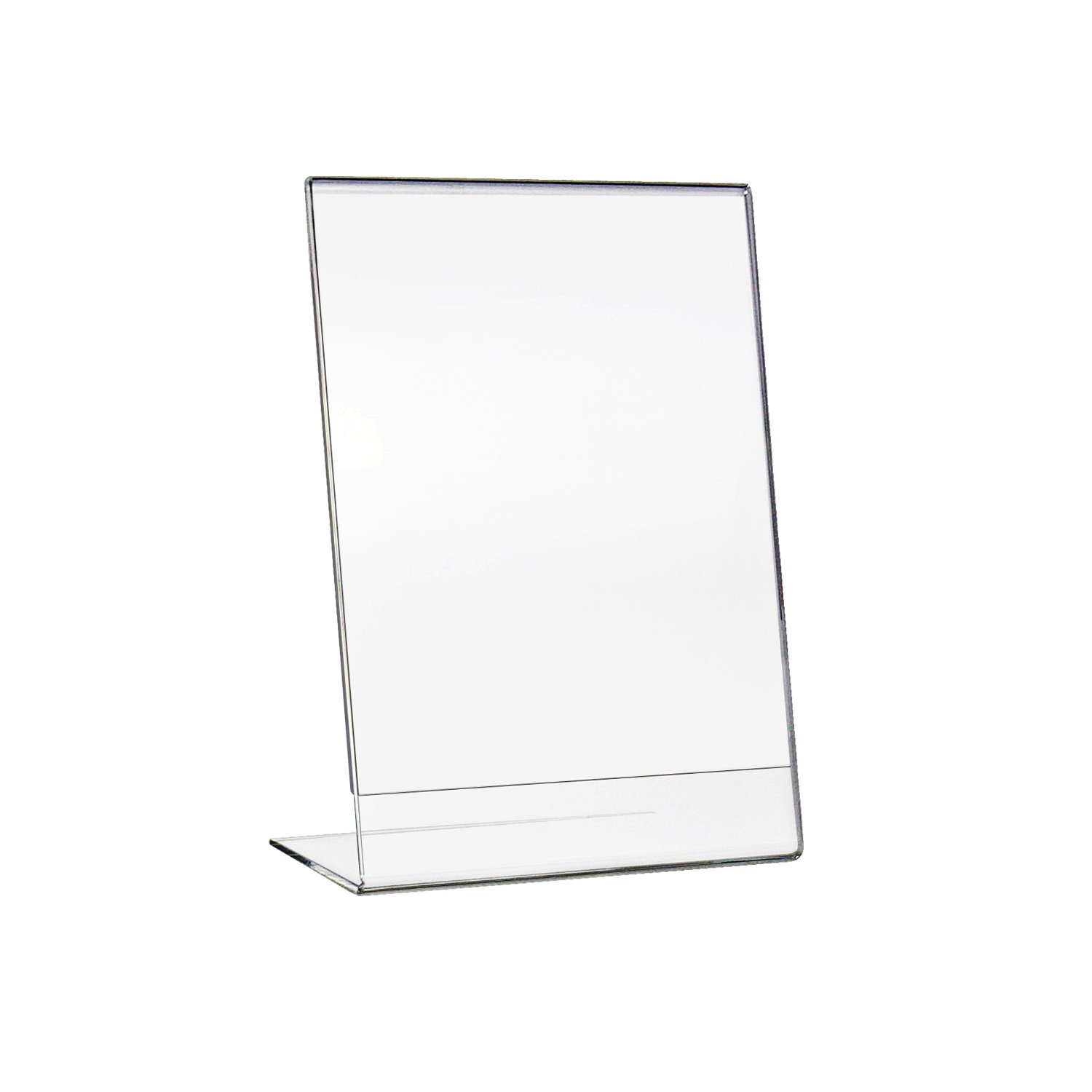 HMF 46932 Acrylic Menu Holder inclined | DIN A5 Portrait Format | Transparent — image 1