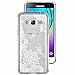 Skmy Galaxy J3 Case, Galaxy J3V Case, Shockproof Hard PC+ TPU Bumper Case Scratch-Resistant Cover for Samsung Galaxy J3 V/J36V, Galaxy Sky/Sol, Galaxy Amp Prime, Galaxy Express Prime (Lace Flower)