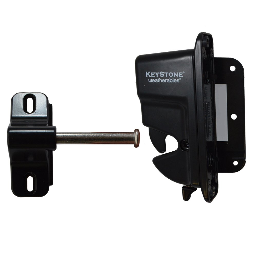 Weatherables Keystone Black Zinc Diecast Metal