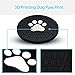 Car Cup Holder Mat, Dog Paws Car Coasters 2.75 inch Car Interior Accessories Puppy Feet Anti Slip for Jeep Cars Truck RVs etc