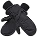 SimpliKids Children's Snow Sports 3M Thinsulate Waterproof Winter Ski Mittens,M,Black