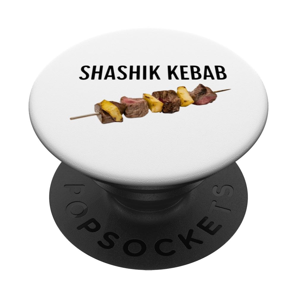 Turkish Shish Kebab Love Kebabs Shashlik Design PopSockets Swappable PopGrip