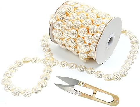 DomeShine Shell Bead Pearl String, Wedding Centerpieces