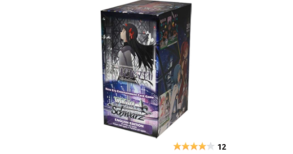 Amazon Com Weiss Schwarz Puella Magi Madoka Magica The Movie Rebellion Booster Box Toys Games