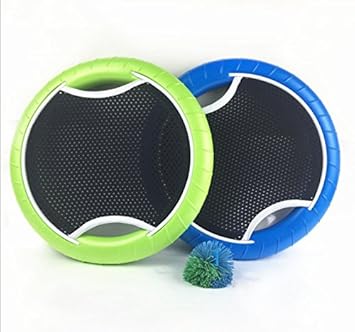 Amazon.com: Fixture pantallas Juego de discos de Super Bofetada Ball mano Trampoline Flying Disco Frisbee Bounce Juego Set 16878-nf: Office Products