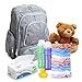 SKYLA HOMES - Baby Diaper Backpack | Scratch Proof Diaper Bag with Insulated Pockets | Large Size Water-Resistant Baby Bag | Multi-Functional Travel Knapsack (Grey)
