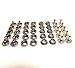Snap Set with Long Posts for Thick Fabric or Carpet, All Stainless Steel Parts Except The Eyelet,10 Pc. Set
