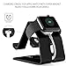 Cell Phone Stand,Apple Watch Stand,FOGEEK 3 in 1 Universal Phone Magnetic Charging Dock Cradle Compatible for iPhone X/8/7/6 Plus,iPad,Samsung,Huawei and Apple Watch (Black)