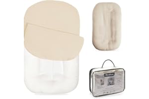 MEINDOOVM Baby Lounger - Snuggle Cozy Me Infant Lounger for Newborns | Breathable & Soft, Portable Awake-Time Pad, Essential Baby Gift (Lounger Cover Included)