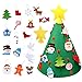 Aytai 3D DIY Felt Christmas Tree with Hanging Ornaments, Xmas Gifts for Kids Christmas Decorations