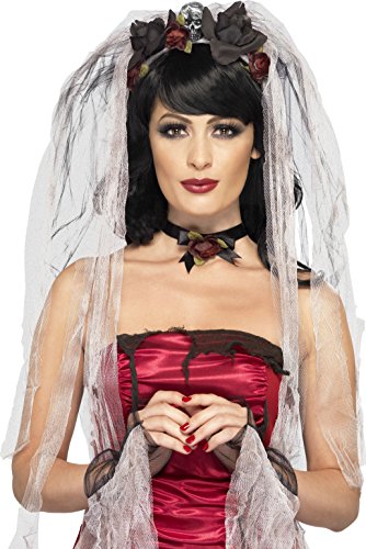 Smiffys Women's Gothic Bride Accessory Kit