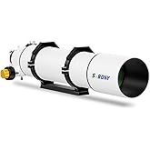 SVBONY SV48P Telescope, 102mm Large Aperture F6.5 Refractor OTA, Imaging Brighter, More Suitable for The Observation of Deep 