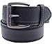 Wolverine Men's Black Smooth Belt With Gunmetal Roller Buckle Belt, Black,36
