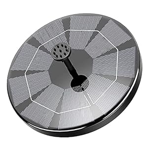 WOHOOH-Solar-Fountain-Pump-3W-Circle-Solar-Water-Features-for-The-Garden-Solar-Powered-Water-Fountain-with-6-Nozzles-Floating-Fountain-Pump-Kit-for-Bird-Bath-Fish-Tank-Patio-Pond-and-Pool WOHOOH Solar Fountain Pump, 3W Circle Solar Water Features for The Garden, Solar Powered Water Fountain with 6 Nozzles…