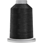 Glide Thread Trilobal Polyester No. 40-1000m Spool - 11001 Black