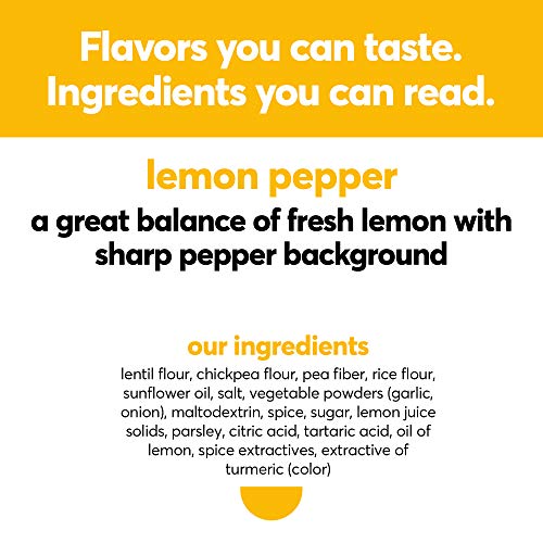RightRice - Lemon Pepper (7oz. Pack of 3) - Made from Vegetables - High Protein, Vegan, non GMO, Gluten Free