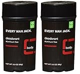 Every Man Jack Aluminum Free Deodorant Cedarwood Pack of 2