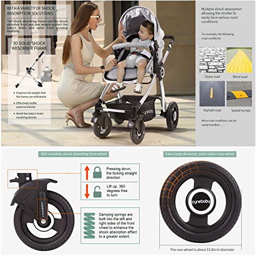 5 Baby+Stroller+Bassinet+Pram+Carriage