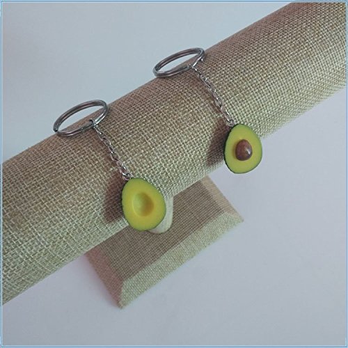 image for Divino Avocado Key Chain, Cute and Adorable 2-Part Avocado Key Chain, 