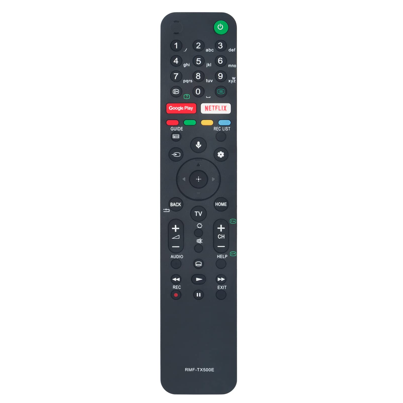 VINABTY RMF-TX500E Replacement Voice Remote Compatible with Sony TV KD-55XG8505 KD-55XG8577 KE-65XH9096 KD-55XG8588 KD-55XG8596 KD-55XG8599 KD-55XG8796 KD-85XH9505 KD-75XH9505