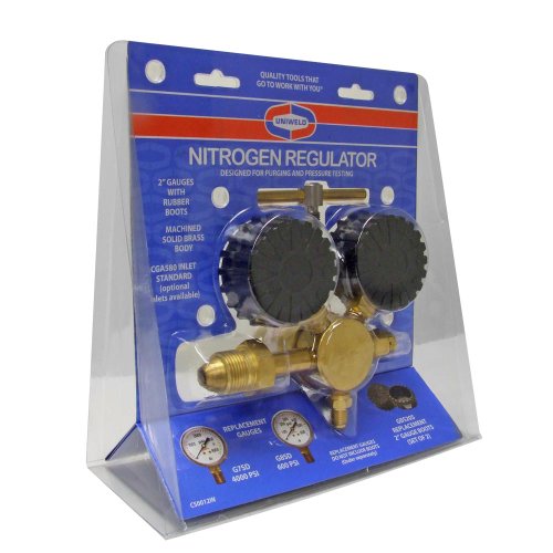 Régulateur D'azote Uniweld RHP400 0-400 PSIG - Pour Purge Et Tests De Pression En Climatisation Ou Industrie