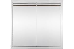 Atatod Outdoor Kitchen Double Door Stainless Steel;26" W x 24" H BBQ Double Door w/Double Wall Door Access Panel;Flush Mount for Outdoor Kitchen and BBQ Island