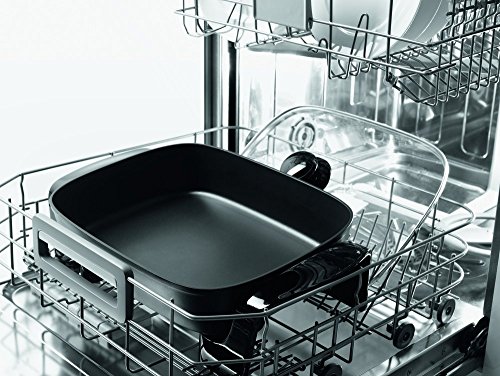 De'Longhi BG45 us-jap-hu-nii-ma2080 Delonghi Electric Skillet with Glass Lid (16 inch x 12 inch), Black (Renewed)