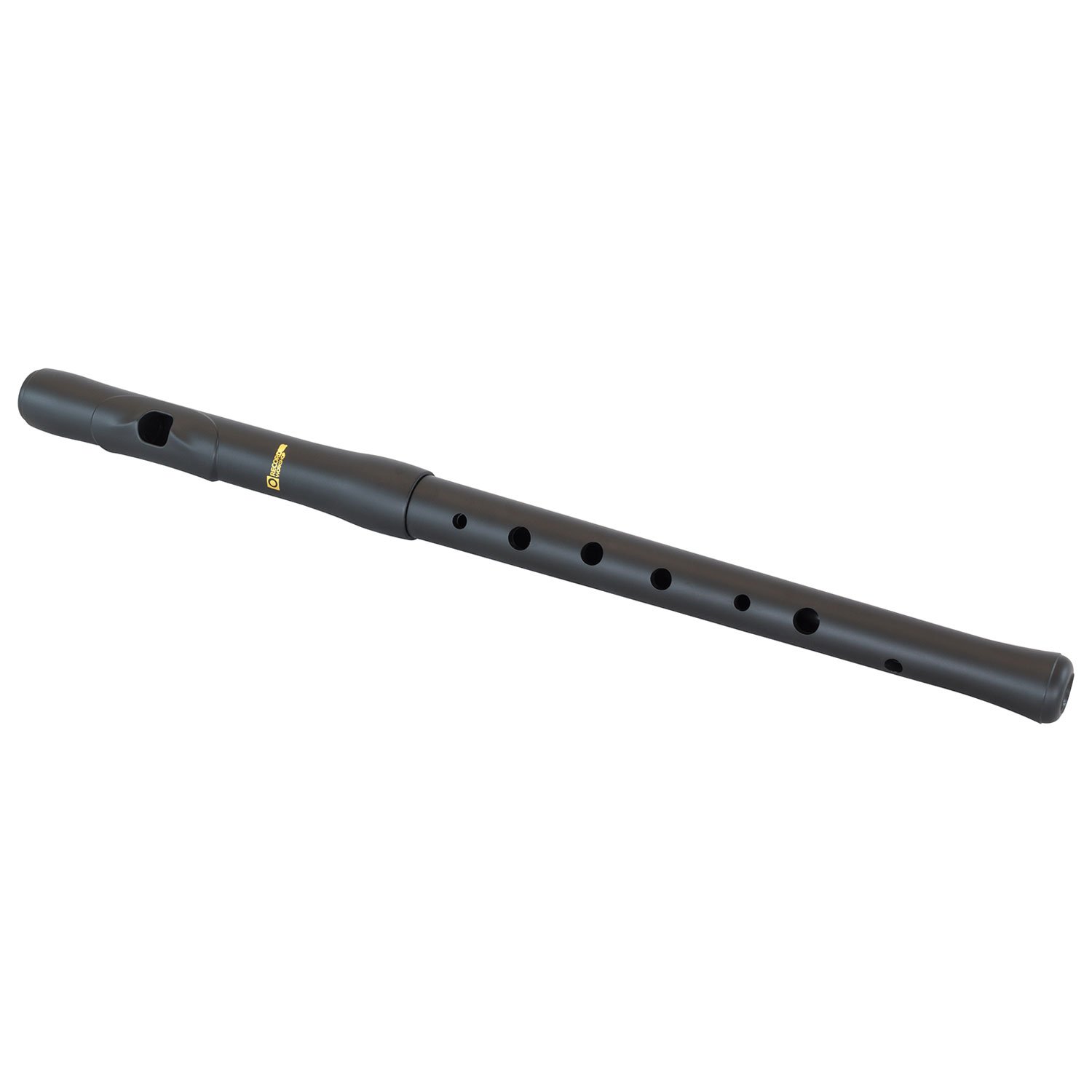 Percussion Plus 101FMB Recorder Workshop 101 Fife in Matt Black Supplied with Bag, White,Black