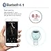 EGRD Wireless Bluetooth Earphone, Mini Invisible Bluetooth Headphone Earbud Headset，Hands-free Stereo Earphone with Noise Cancellation and Mic for iPhone 7, 7Plus, 6,6 Plus & Other Smart Phones
