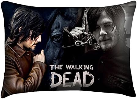 The Walking Dead Daryl Dixon Pillowcase Twin sides Pillowcase cover Size 20x30 Inch