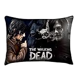 The Walking Dead Daryl Dixon Pillowcase Twin sides Pillowcase cover Size 20x30 Inch