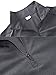 TACVASEN Combat Shirts for Men 1/4 Zip with Pockets Tactical Shirt Long Sleeve Military Pullover Army Ripstop Security Paintball Airsoft Gray XL