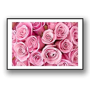 Framed Canvas Wall Art for Living Room, Bedroom Rose Flowers Canvas Prints for Modern Home Decoration Ready to Hang - 16"x24" inches