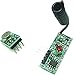 Jekewin Low Power 433Mhz RF Transmitter and Receiver Kit, Super Regeneration Wireless Module Burglar Alarm Arduino DIY
