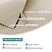 PONY DANCE Valance Window Curtains - Window Drapes Short Tiers Home Decor Window Scalloped Valances Rod Pocket Panels for Bedroom, 42 W x 18 L inches, Biscotti Beige, Set of 4