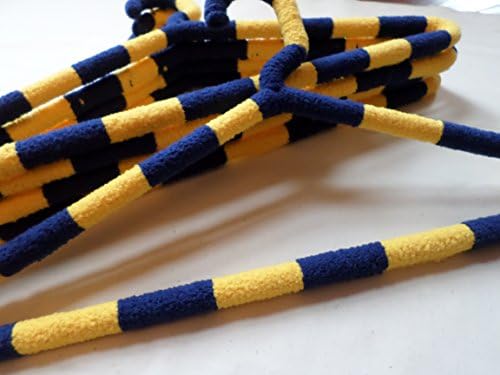 Team Spirit Yarn Covered Hanger (Blue and Gold)