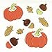 Nantucket Holiday Fall Gel Window Clings: Harvest, Pumpkin, Leaves, Flowers, Birds, Scarecrow Gel Decorations