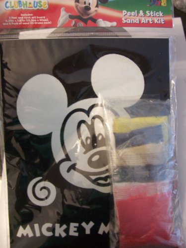 Disney Peel and Stick Sand Art ~ Disney Mickey Mouse (Face; Mickey with Stars)