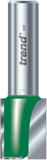 Trend CraftPro Straight Two Flute Router Cutter Bit 1/4 Shank 22.2mm