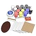 30pc Set Leather Vinyl Repair Kit [Restore Any Material] Scratch Restoration - Best for Couch, Car Seats, Sofa, Jacket, Purse, Boots, Crack, Patch, Recoloring - Tear of Upholstery, Shoe, Furniture