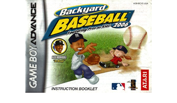 Backyard Baseball 2006 Gba Instruction Booklet Game Boy Advance Manual Only Nintendo Game Boy Advance Manual Nintendo Amazon Com Books Backyard Baseball 2006 Gba Instruction Booklet Game Boy Advance Manual Only Nintendo Game Boy Advance Manual Nintendo Amazon Com Books