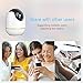 WiFi Baby Monitor, 1080P Wireless Security Camera 2 Way Audio and Night Vision, Motion Tracker, Compatible with Alexa Echo Show, Indoor Surveillance Camera with Cloud Storage for Baby/Dog/Cat (White)