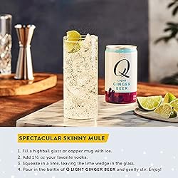 Q Mixers Light Ginger Beer, Premium Cocktail