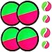 Paddle Catch Ball and Toss Game Set Disc Toss and Catch Paddle Sport Game (4 Paddles and 4 Balls)