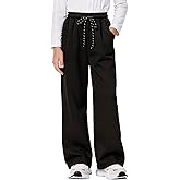 Hvididan Girls Straight Leg Sweatpants Baggy Sweatpants Teen Girls 5-14Y