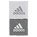 adidas Interval Reversible Wristband – Athletic Sweatband for Men and Women Discontinued, Heather Light Grey/White, One Size