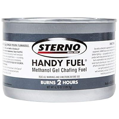 Buy Sterno 6pk Products 20102 2 Hour Handy Methanol Gel Chafing Fuel 6 7oz 6 Pack Blue Online In Indonesia B0753ktgnw